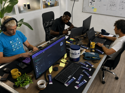 Lock In™ in use - creative work